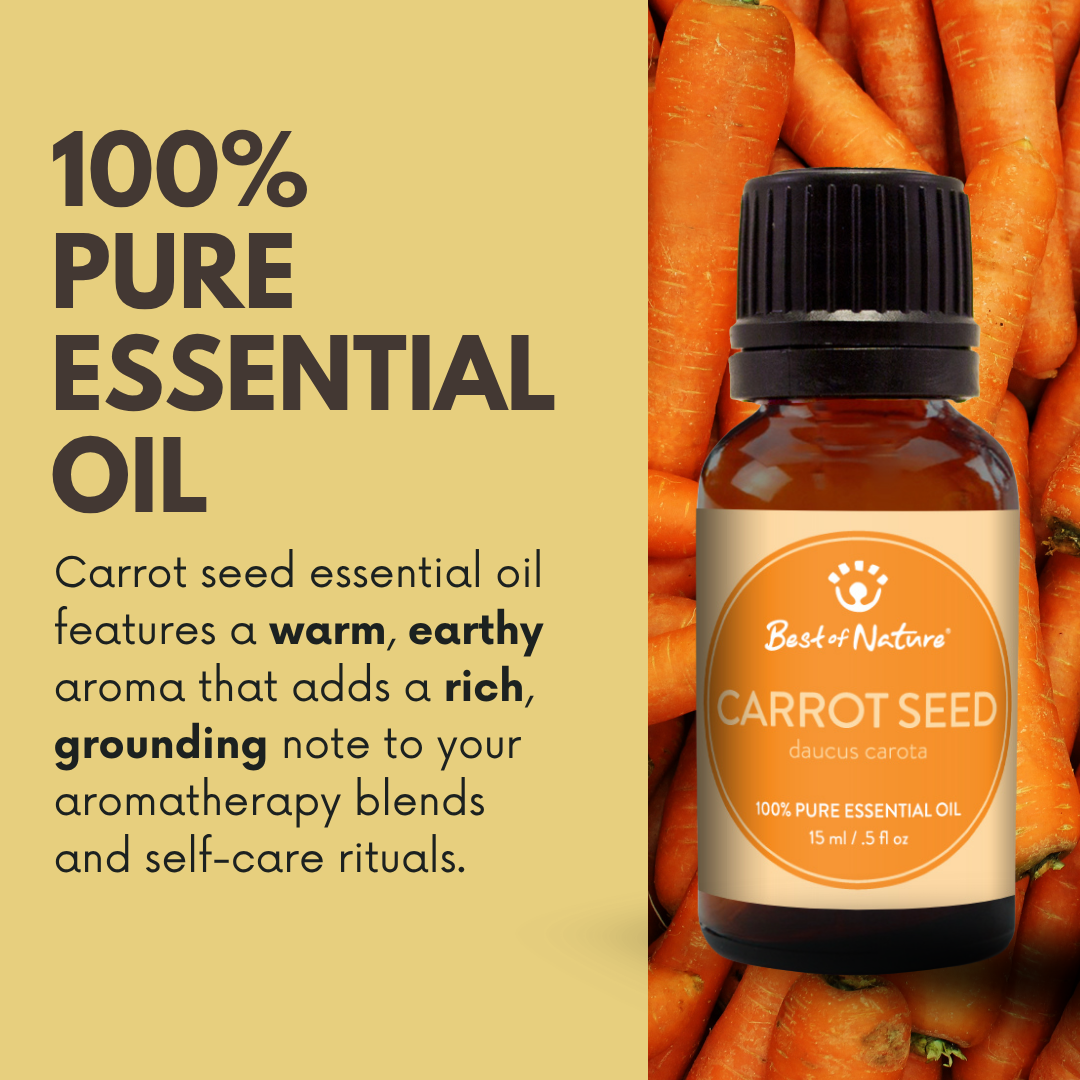 Carrot Seed Essential Oil - 100% Pure and Natural.