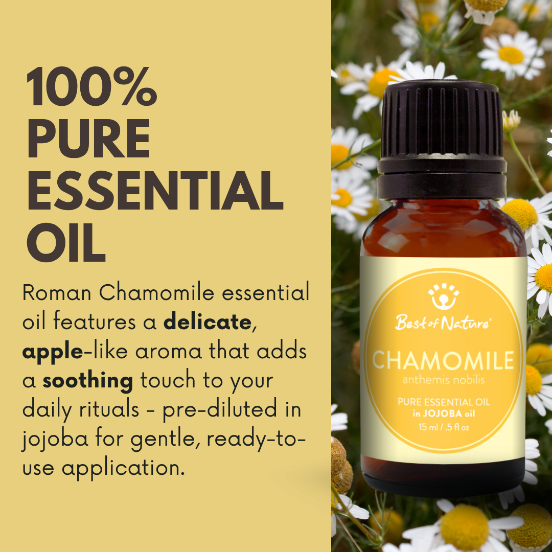 Chamomile Roman Essential Oil blended with Jojoba Oil