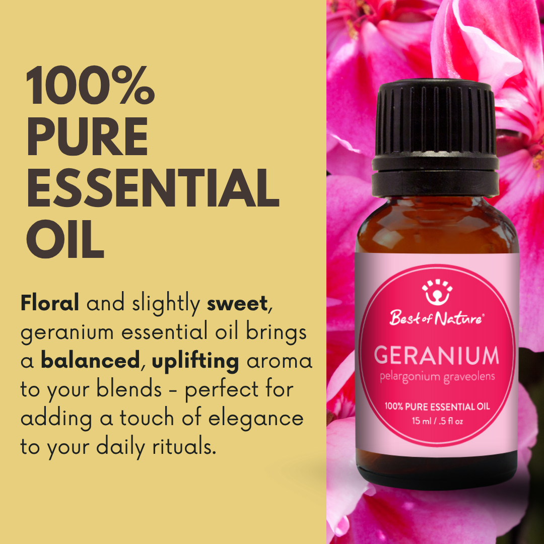 Geranium Essential Oil - 100% Pure