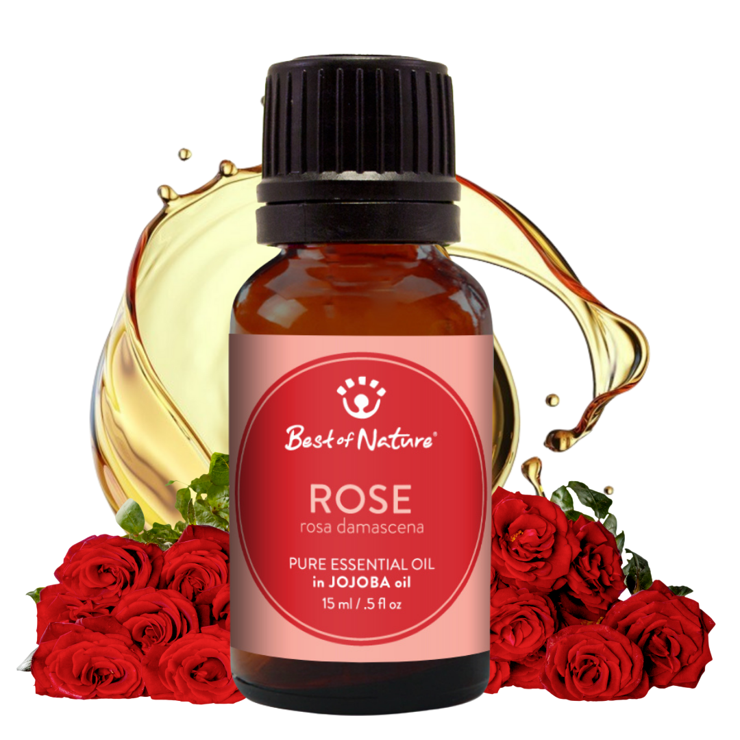 Rose Absolute Essential Oil blended with Jojoba Oil