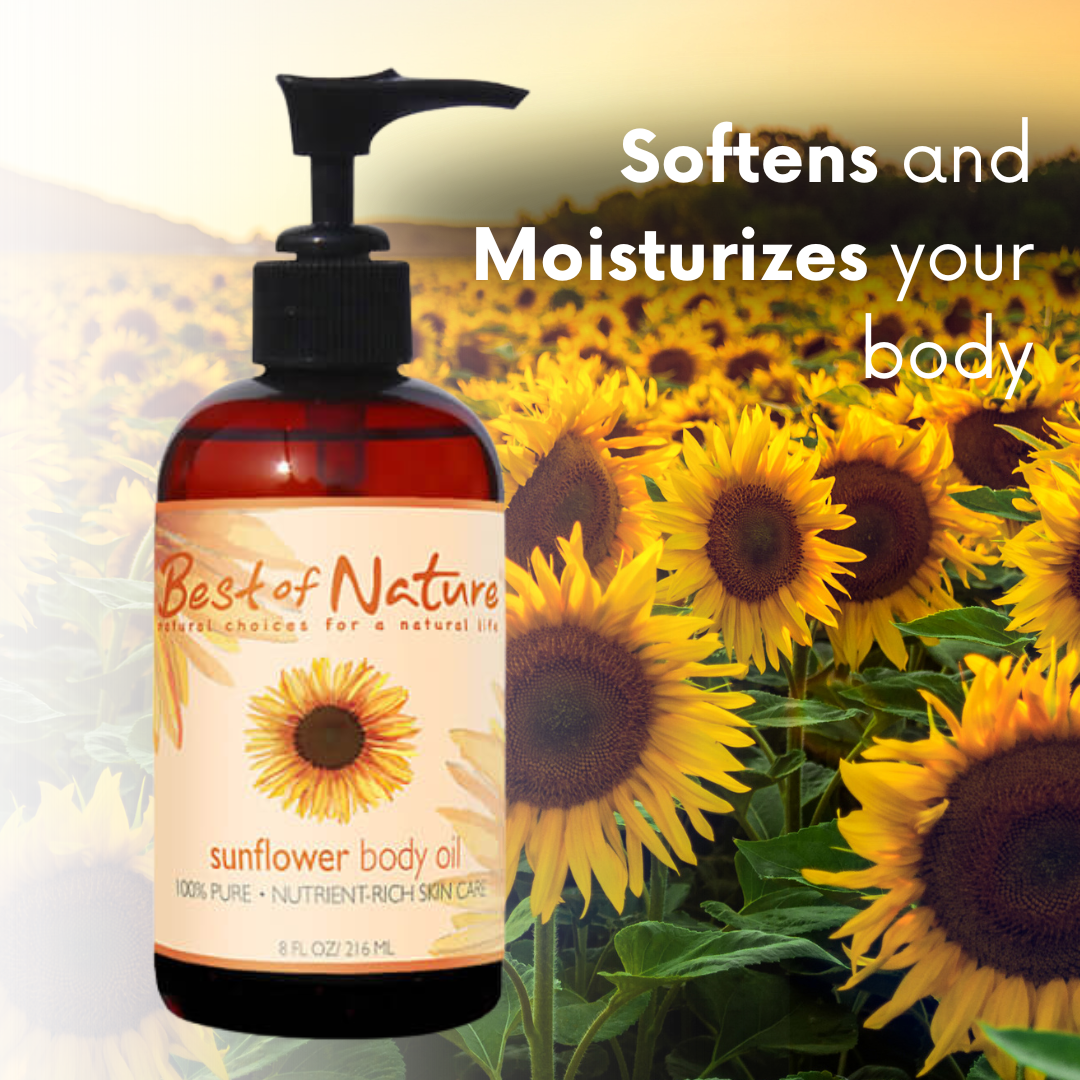 Sunflower Massage & Body Oil - 100% Pure