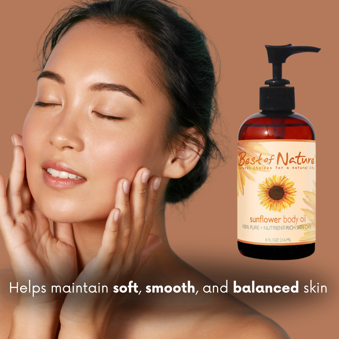 Sunflower Massage & Body Oil - 100% Pure