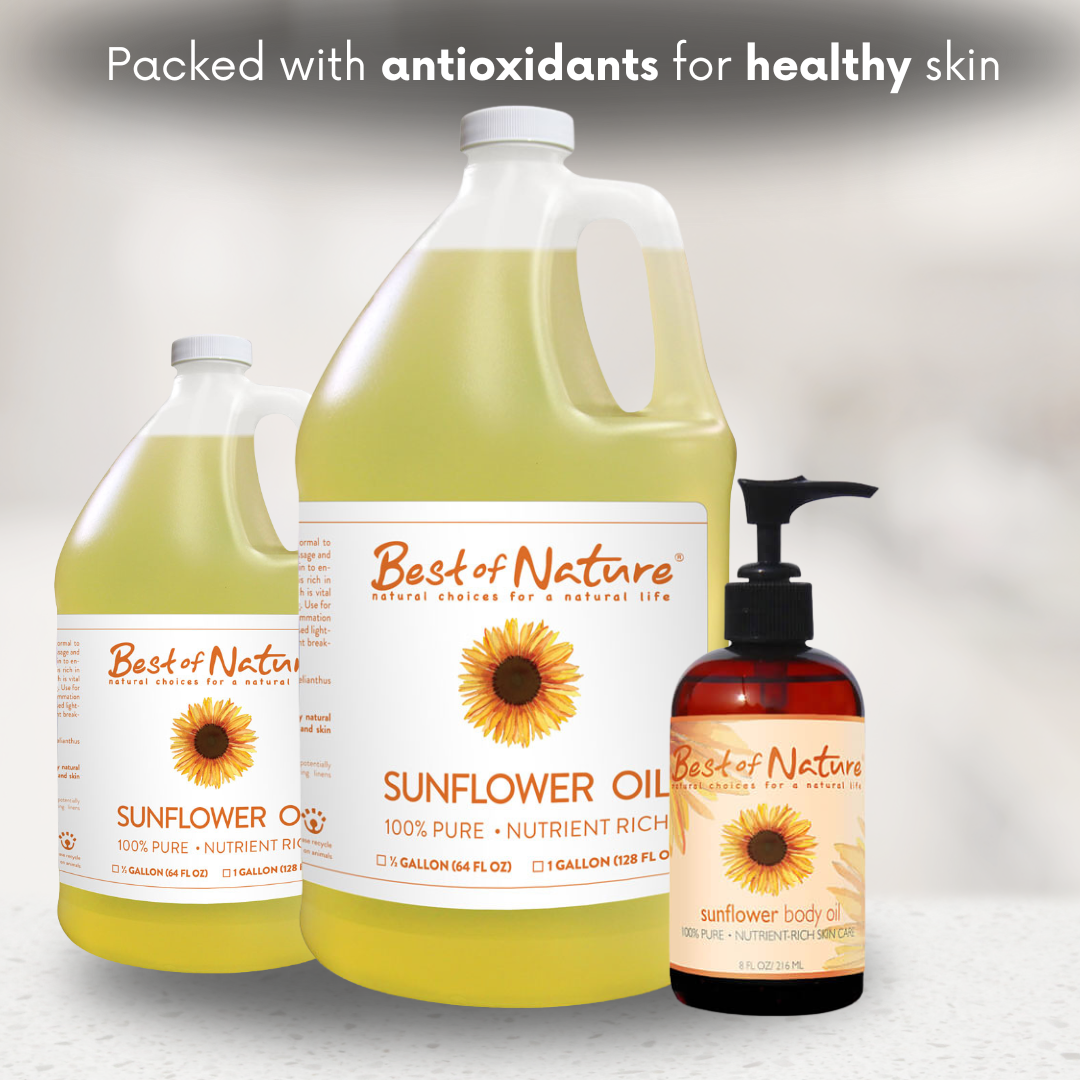 Sunflower Massage & Body Oil - 100% Pure