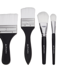 Body Brush 5 Piece Set in Roll Up Carry Case - Synthetic Bristles