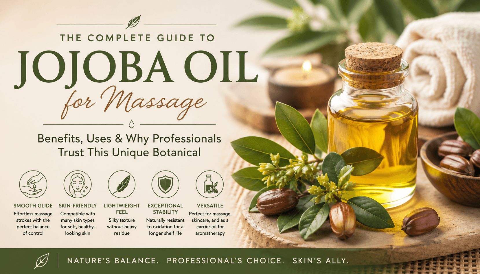 The Complete Guide To Jojoba Oil For Massage & Carrier For Aromatherapy