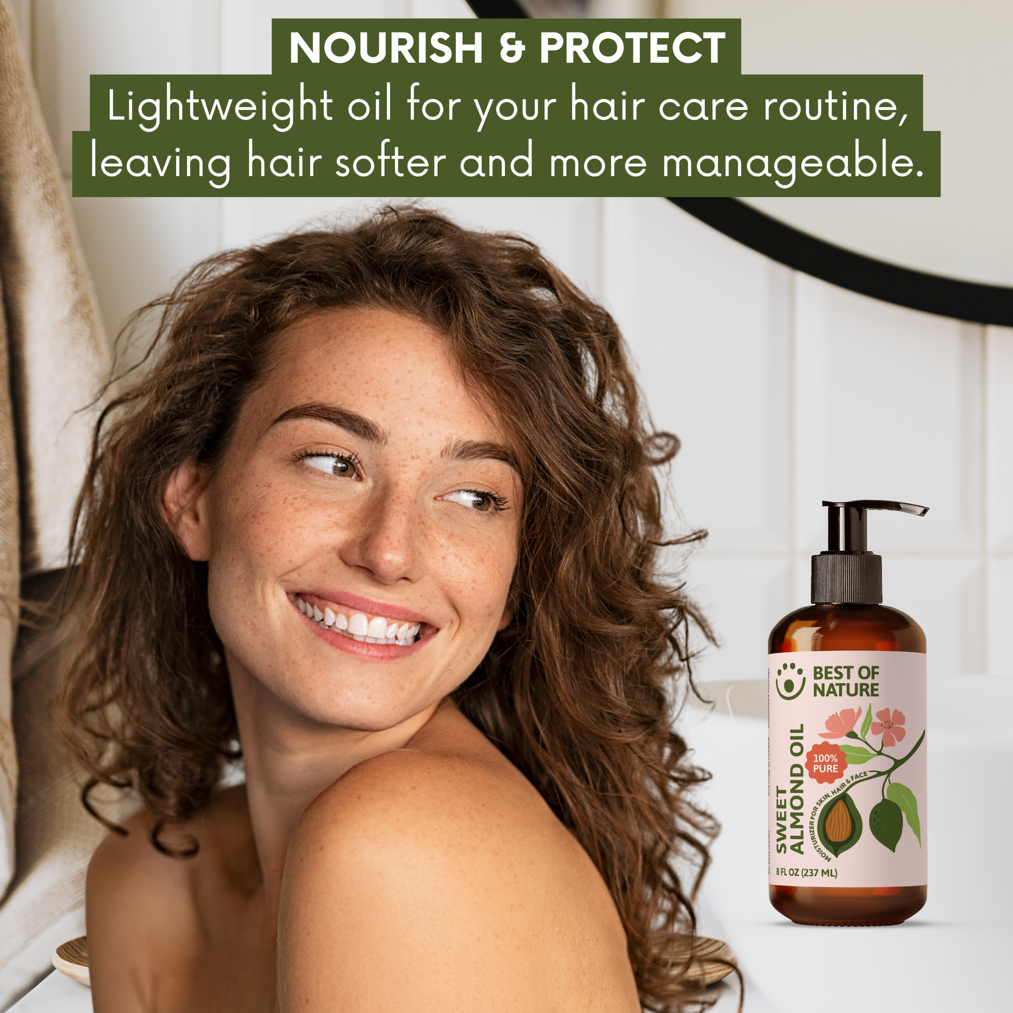 Almond Massage &amp; Body Oil - 100% Pure
