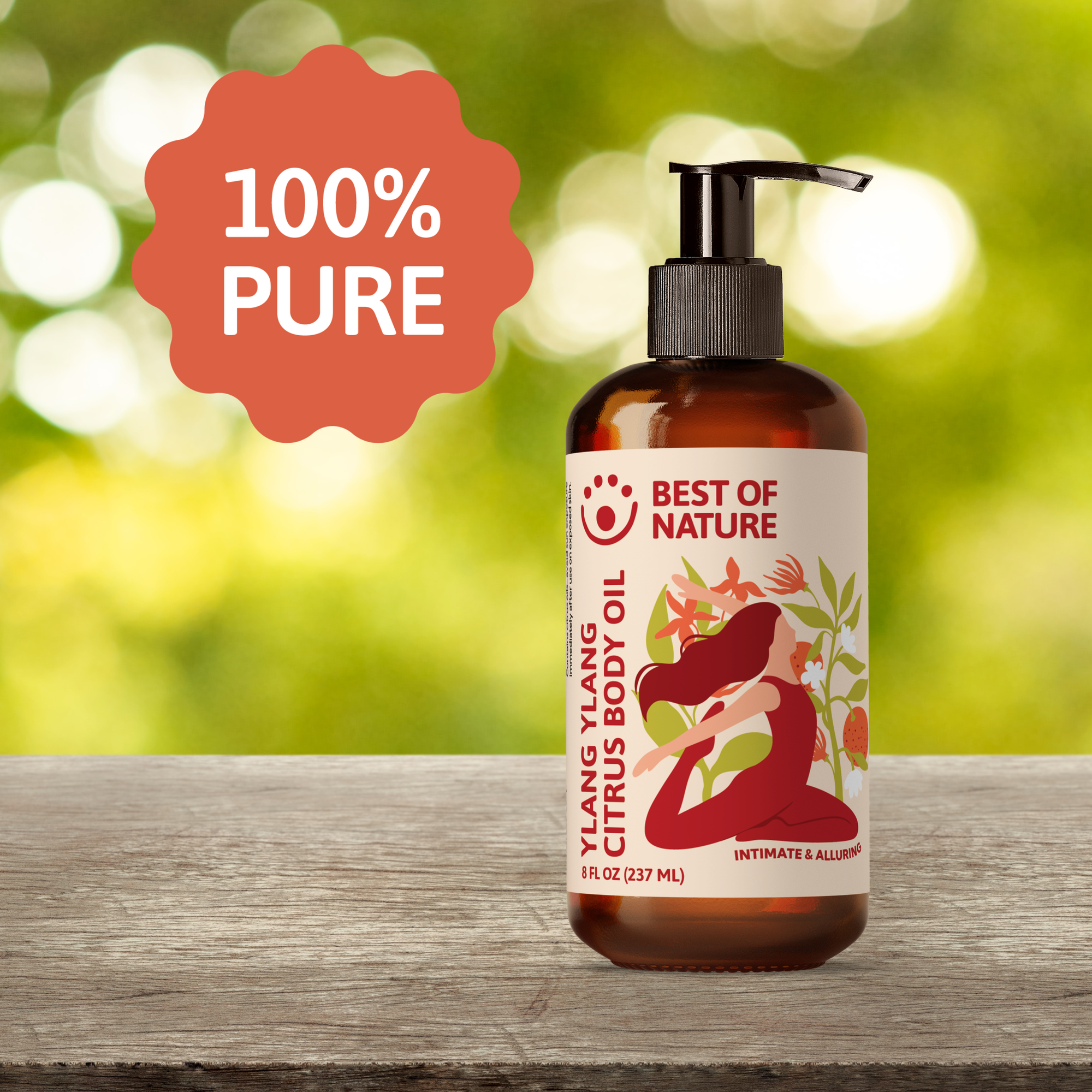Ylang Ylang Citrus Aromatherapy Massage &amp; Body Oil