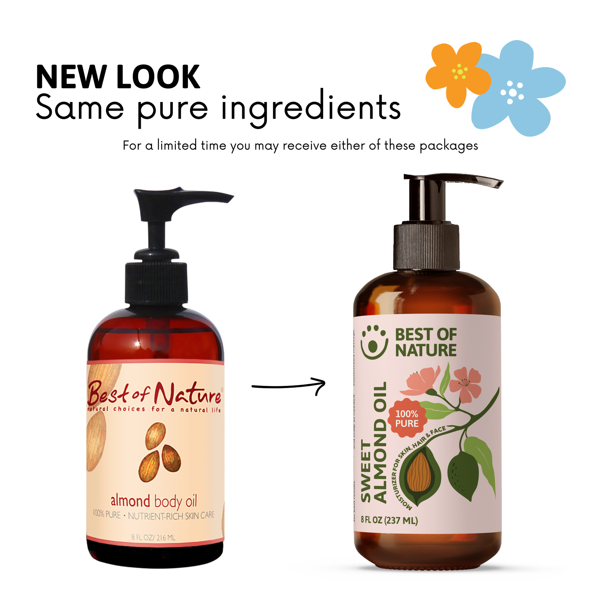 Almond Massage &amp; Body Oil - 100% Pure