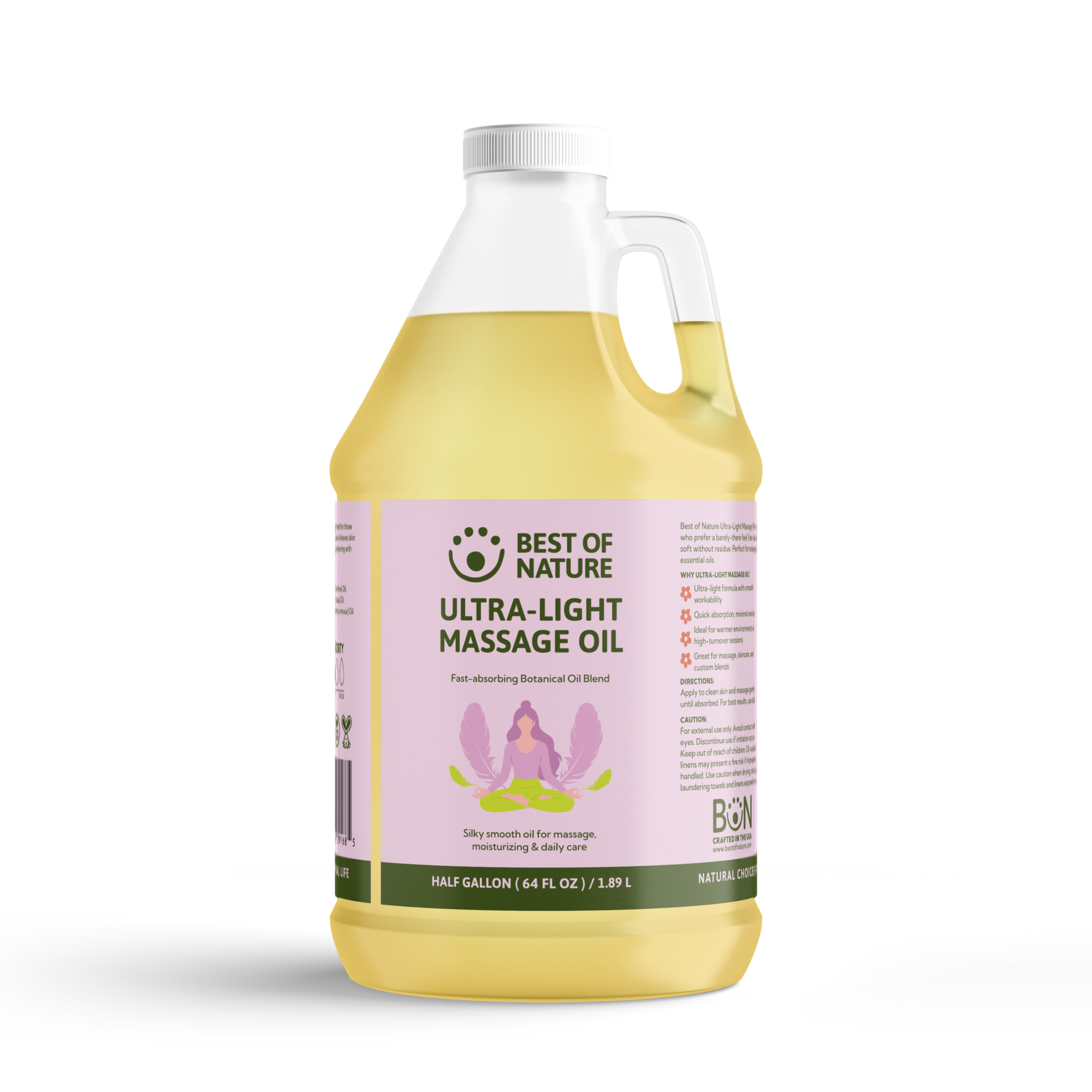 Ultra-Light (formerly Grapeseed Lightest Blend) Massage &amp; Body Oil