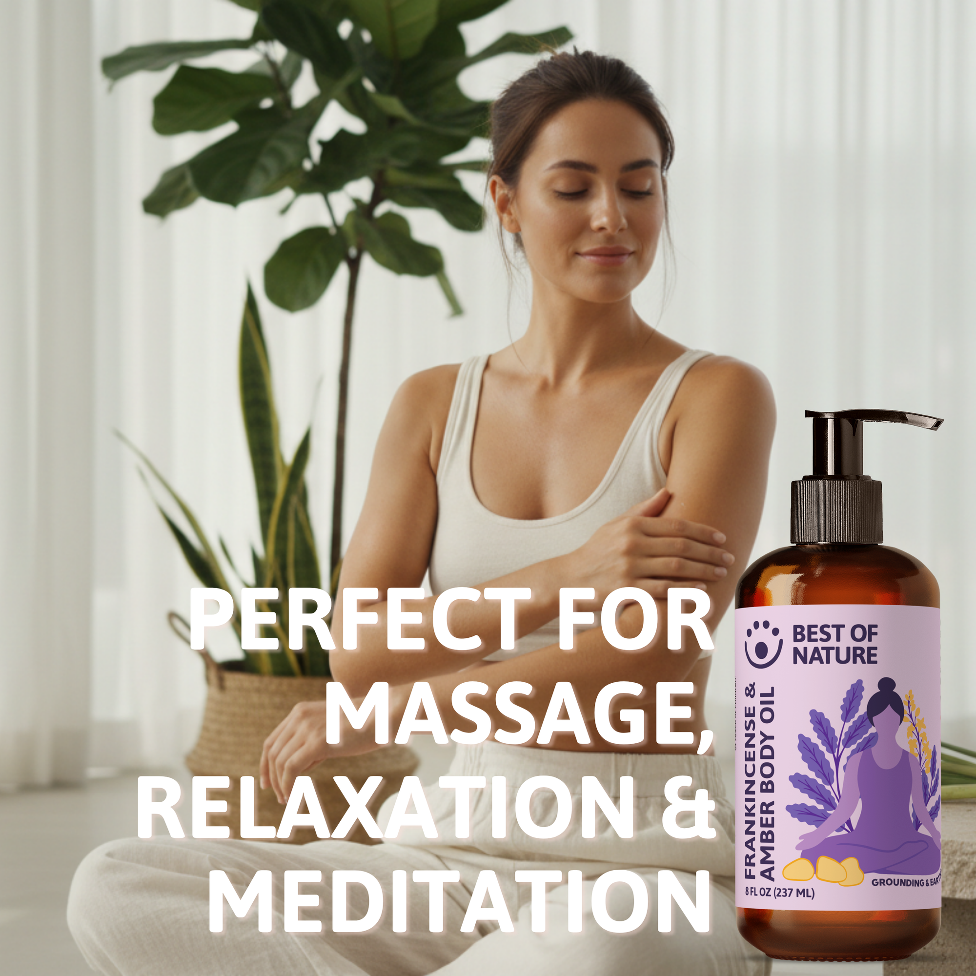 Frankincense &amp; Amber Aromatherapy Massage &amp; Body Oil