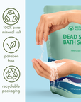 Dead Sea Mineral Bath Salt (Fine Grain)