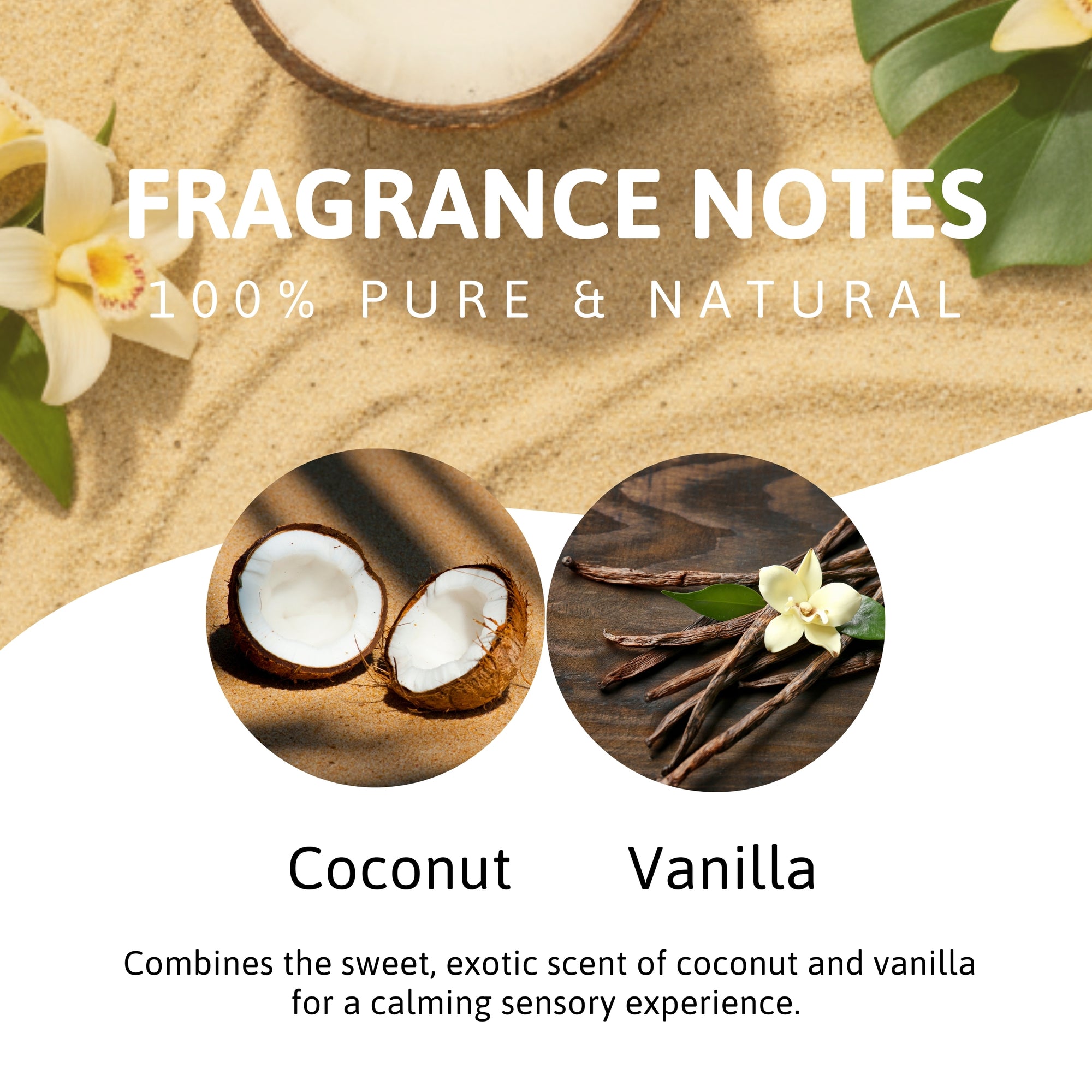 Coconut Vanilla Aromatherapy Massage &amp; Body Oil