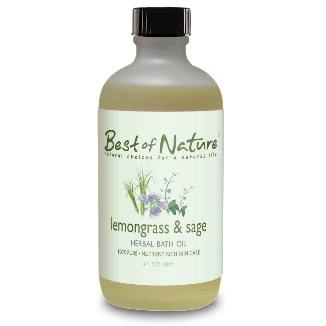 Lemongrass &amp; Sage Bath Oil - Spa &amp; Bodywork Market