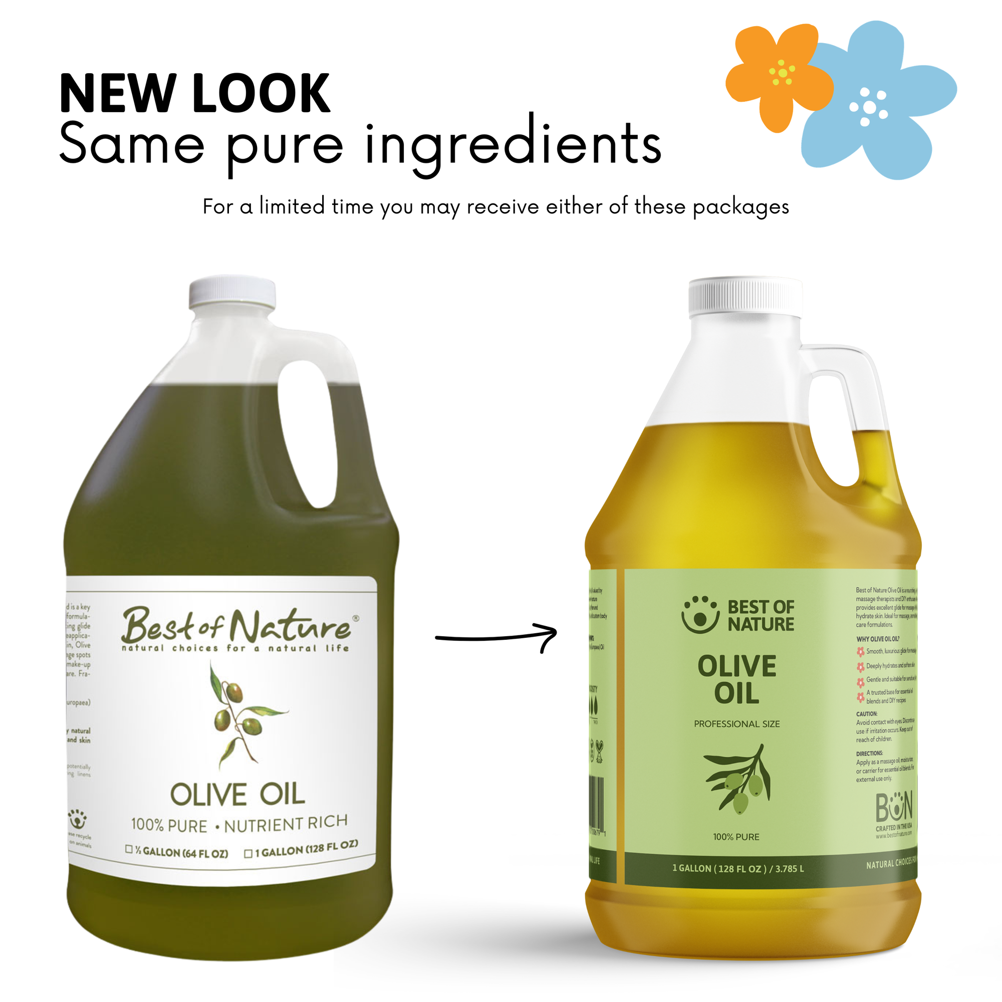 Olive Massage &amp; Body Oil - 100% Pure