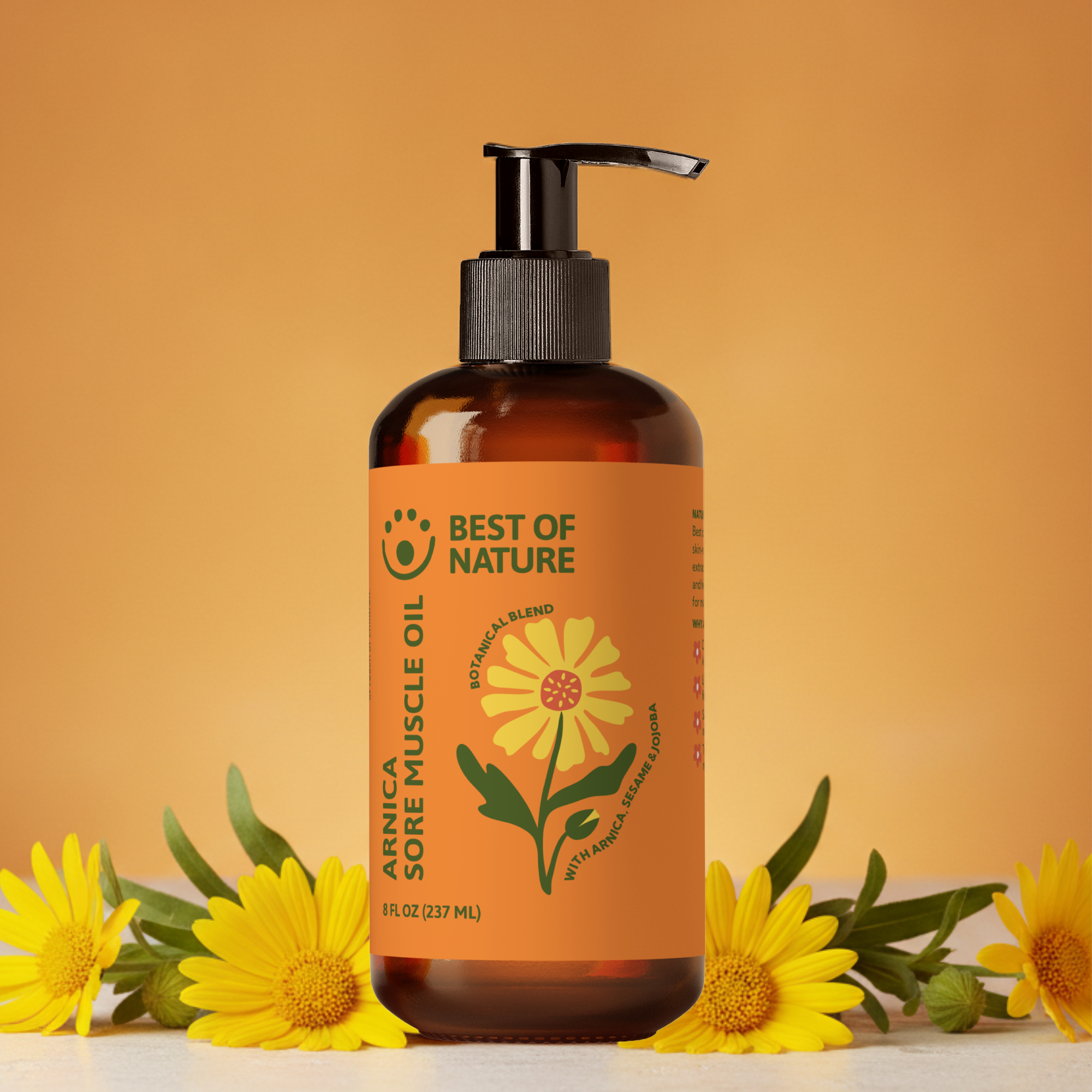 Therapeutic Arnica Sore Muscle Massage &amp; Body Oil
