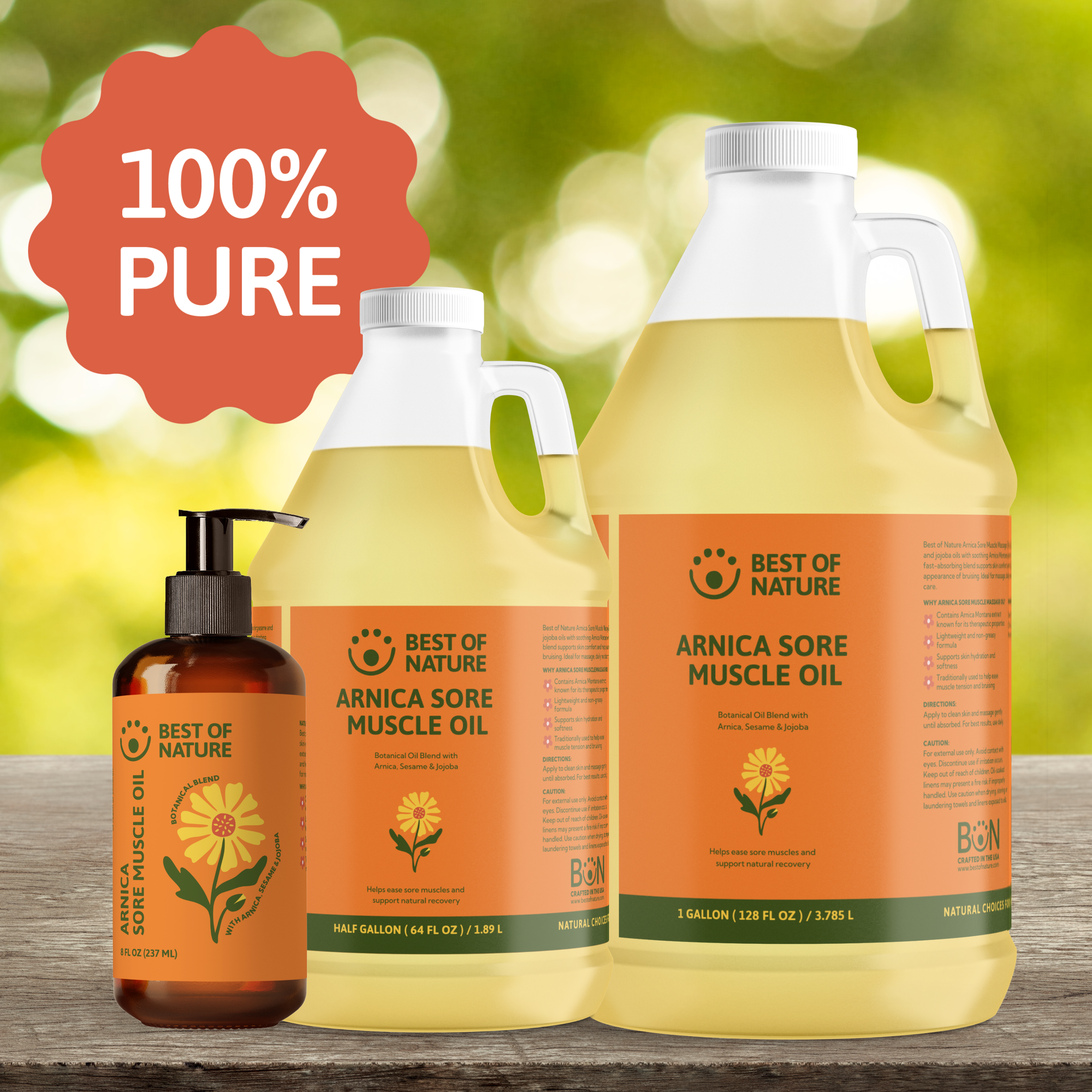 Therapeutic Arnica Sore Muscle Massage &amp; Body Oil