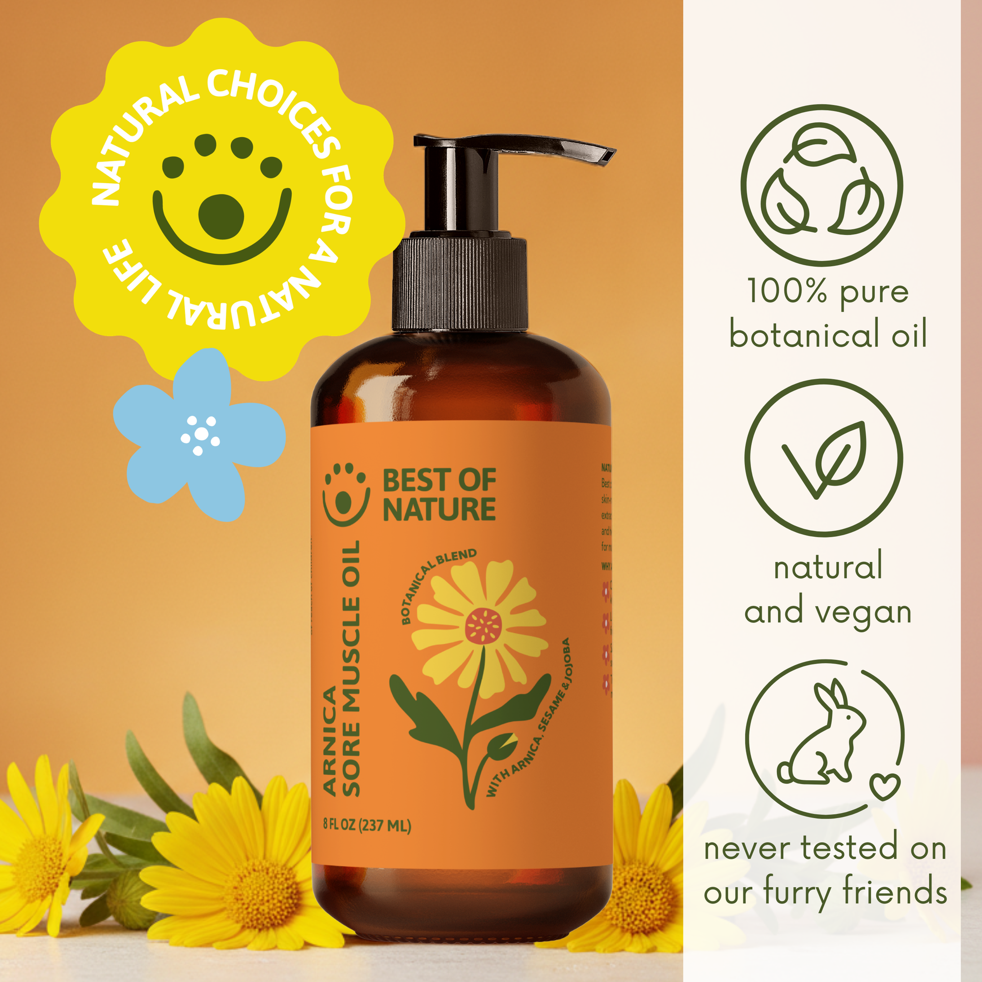 Therapeutic Arnica Sore Muscle Massage &amp; Body Oil