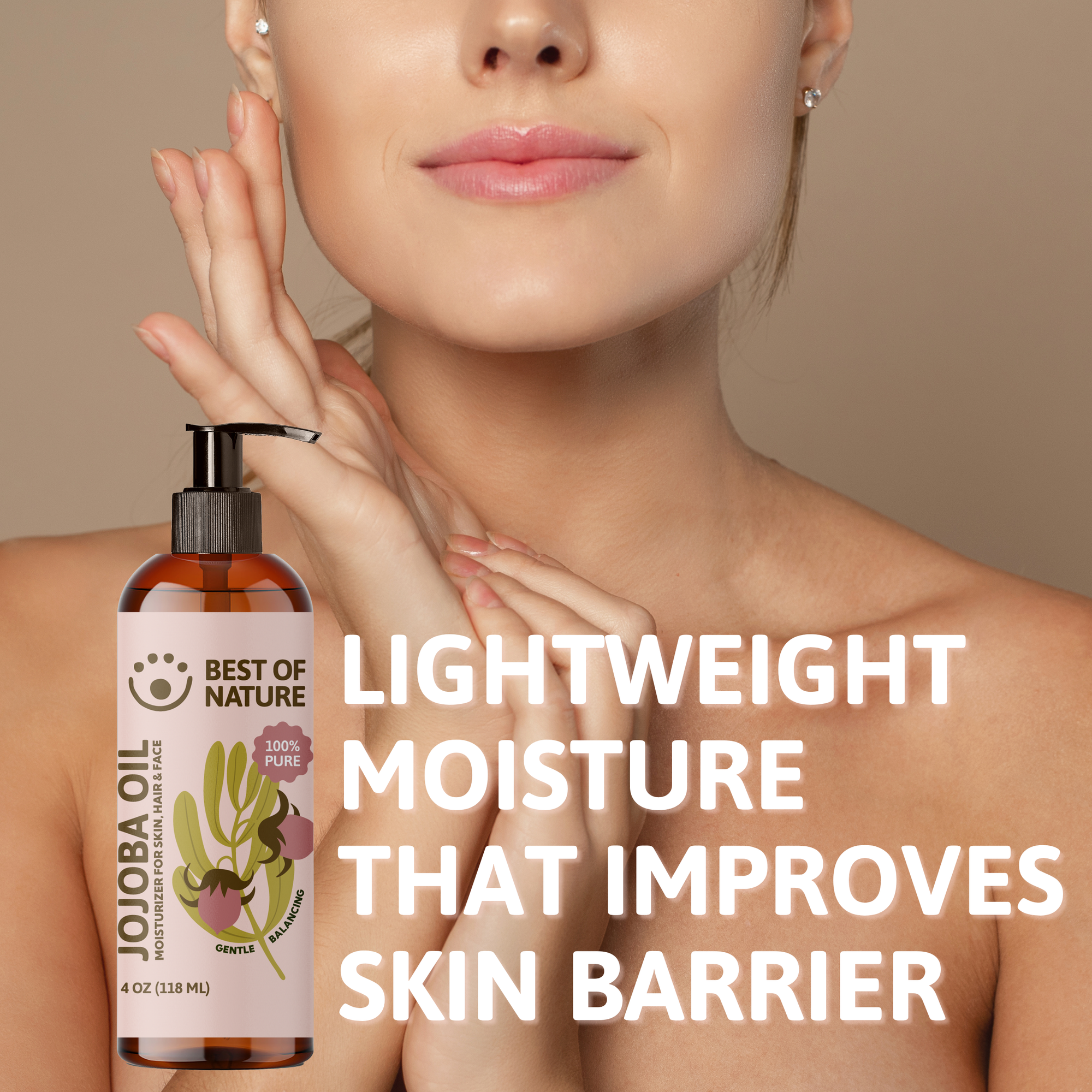 Jojoba Massage &amp; Body Oil (Unrefined)- 100% Pure