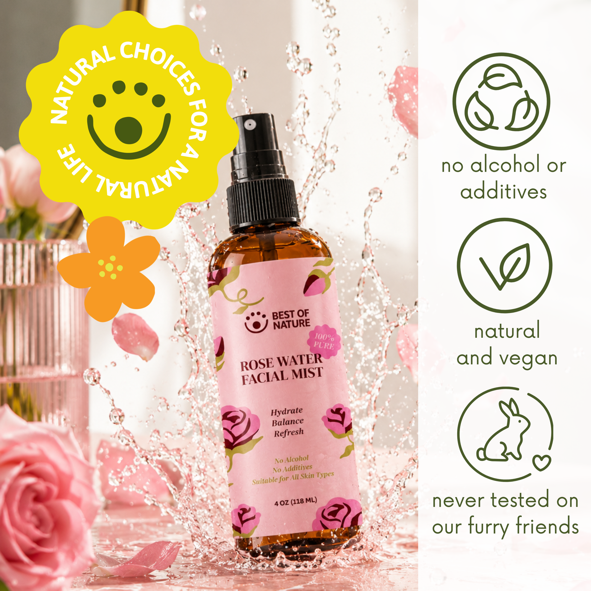 Rose Water Facial Mist