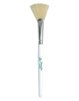 Facial Treatment  and Cosmetic Brush - Boar Bristle, 1.5" Fan