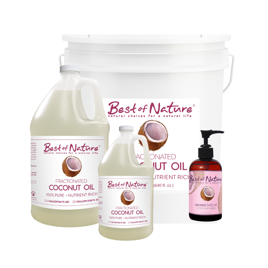 Fractionated Coconut Massage &amp; Body Oil - 100% Pure