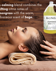 Lemongrass & Sage Aromatherapy Massage & Body Oil