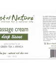 Deep Tissue Massage Cream