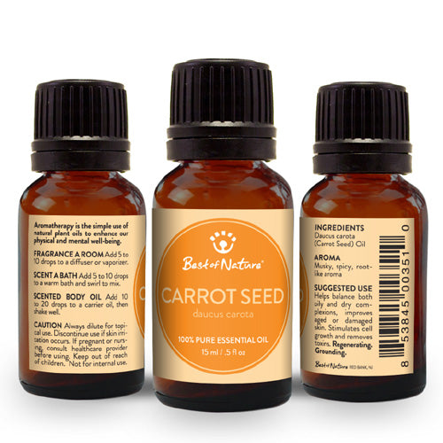 Carrot Seed Essential Oil - Spa &amp; Bodywork Market