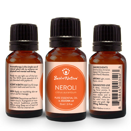 Neroli Absolute Essential Oil blended with Jojoba Oil - Spa &amp; Bodywork Market