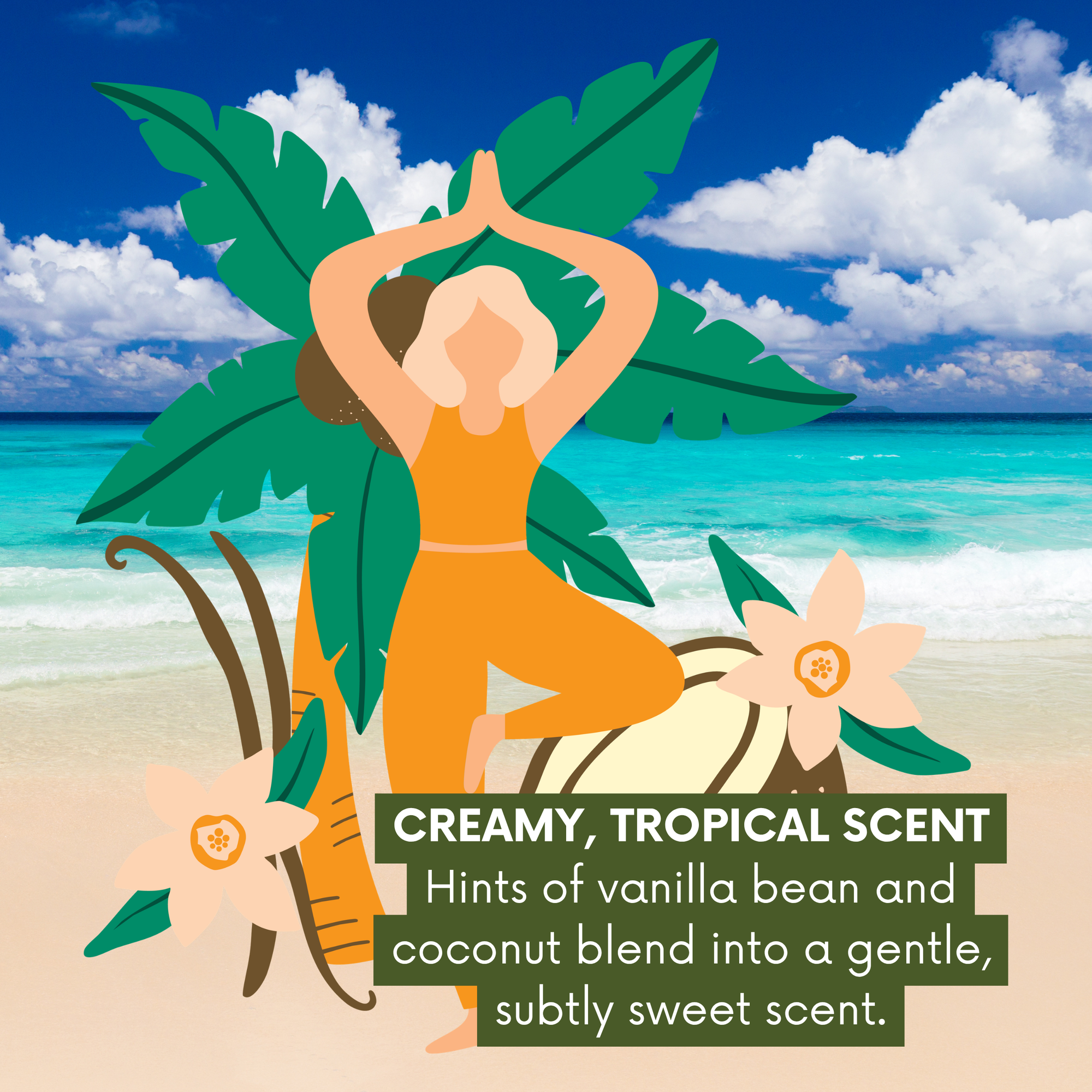 Coconut Vanilla Aromatherapy Massage &amp; Body Oil